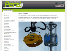 Tablet Screenshot of perzlzangen.de